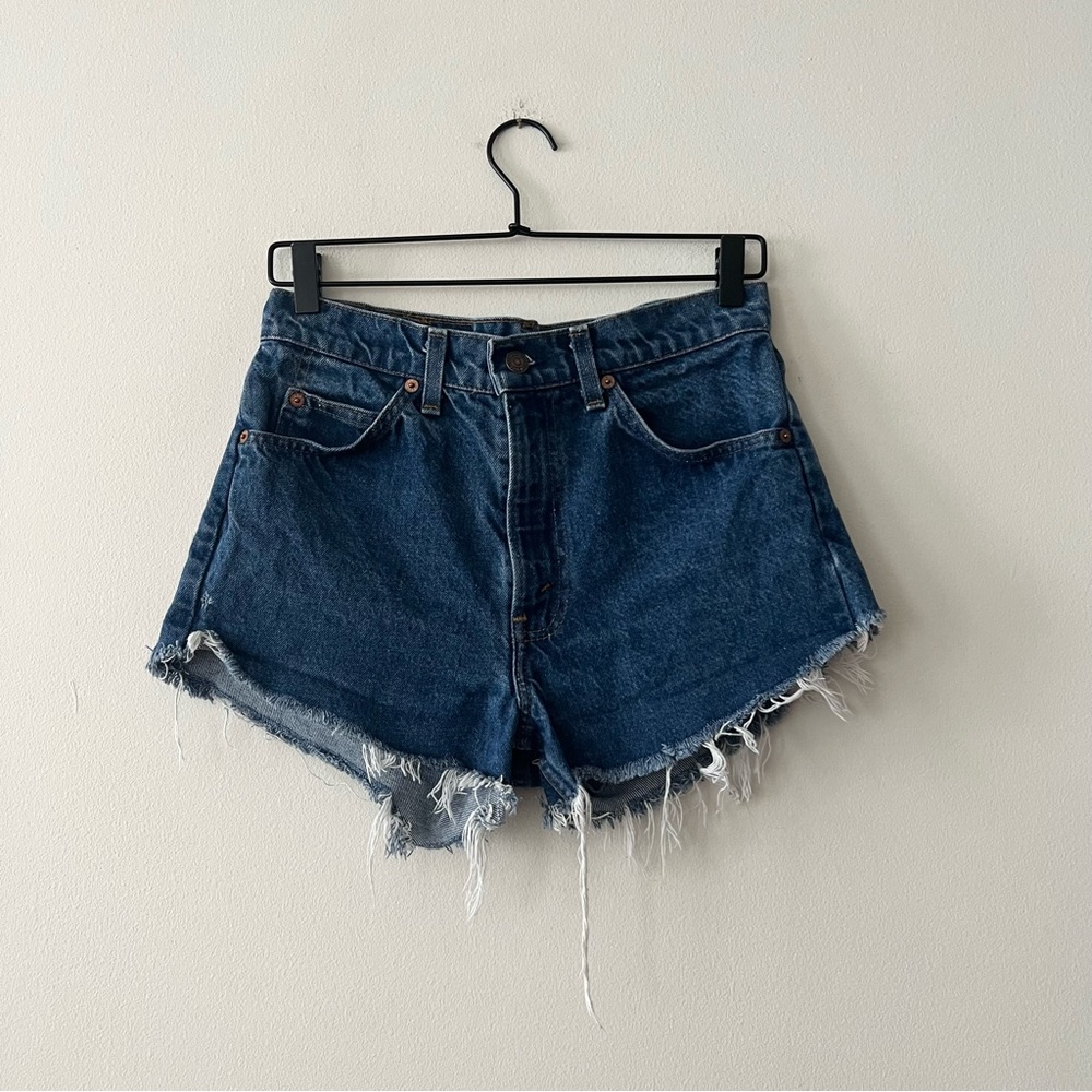 Levi's Vintage Orange Tab Denim Cut-Off Shorts